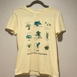 Urban Outfitters Yellow Graphic Tee